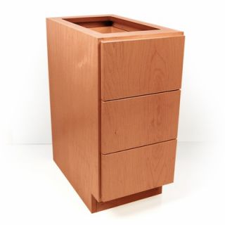 Vontz 12 All Wood 3 Drawer Base Cabinet   MDV3 1221
