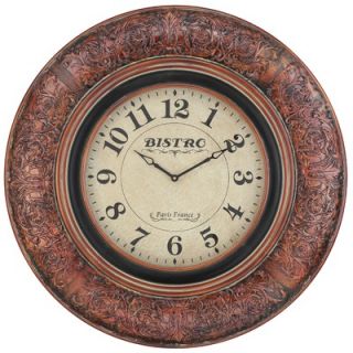 Cooper Classics Billings Clock in Distressed Aged Merlot