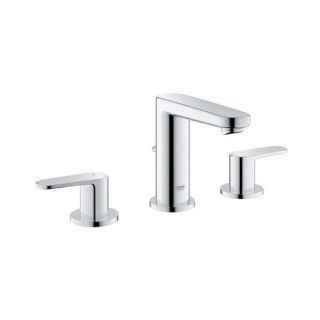 Eurosmart Widespread Bathroom Faucet with Double Lever Handles
