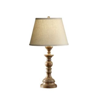 Feiss Alira One Light Table Lamp in Medium Aged Wood   10063MAW