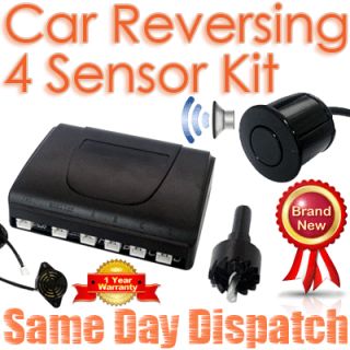 12V Car Truck Reversing Reverse Parking Rear Four Sensor Buzzer Alarm