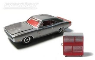 GREENLIGHT COLLECTIBLES 1 64 SCALE GUN METAL GRAY 1970 DODGE CHARGER R