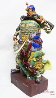 Ancient Chinese Famous Warrior Guan Gong Figurine Statue 25