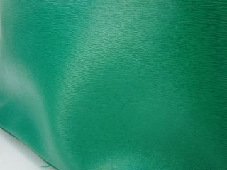Lauren Ralph Lauren Dark Emerald Leather Newbury Shopper Tote Bag