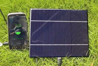 5V 1A 5W Solar Panel Charger Micro USB DC Green Power Supply android