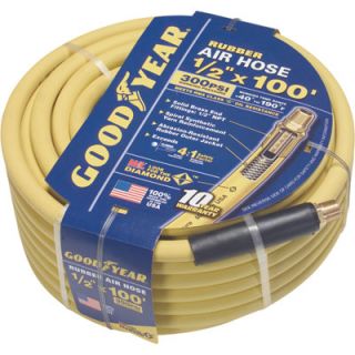 Goodyear Rubber Air Hose 1 2in x 100ft 300 PSI 46566