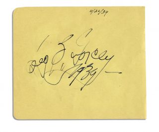 Leo Gorcey and Five Dead End Kids Autographs