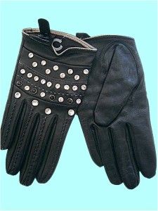 Gorder London Black Soft Nappa Leather New Gloves M