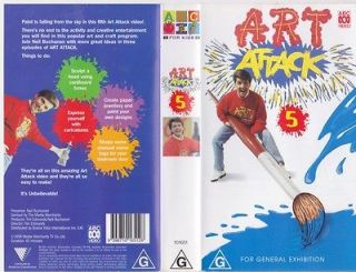 ART ATTACK 5 ~VIDEO PAL VHS IN EXCELLENT CONDITION~ A RARE FIND