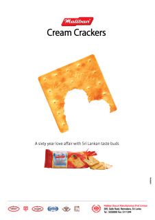Maliban Cream Cracker Biscuit Pack 190g X 3 in a Single Order, Great