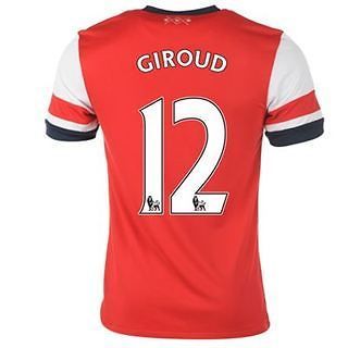 Mens Arsenal FC Nike Home Jersey Shirt 2012 2013   Giroud #12