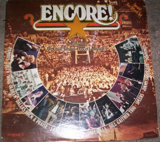 Encore Special 2 Record Set Gospel Compilation LP