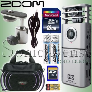 Zoom Q3HD Handheld Digital Audio Video Recorder & Accessory Pack Q3 HD
