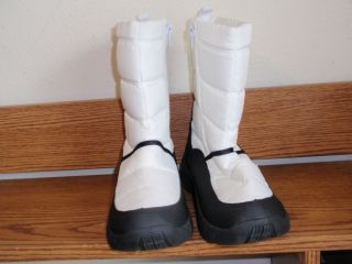 Womens Polar Edge Winter Snow Ski Moon Boots Shoes White 8