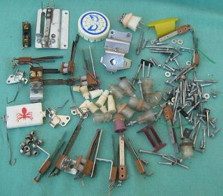 Lot of playfield parts from a Gottlieb The Amazing Spiderman from