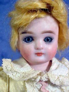 11 Early Solid Dome German Bisquehead Doll