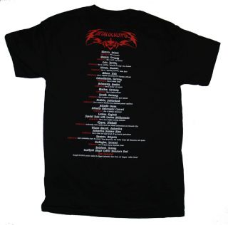 Dethklok Metalocalypse Band World Tour Cartoon T Shirt
