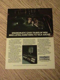 1977 sparkomatic advertisement travelin man cb ad talk time left