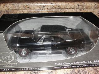 1966 Chevelle Malibu SS 396 Triple Black Chase Car 1/18 Chevy 66 Very