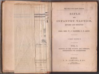 Confederate Manual Hardees Tactics Mobile 1861 All Original Fine