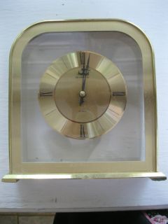 Birks Hechinger Quartz w Germany Table Carriage Clock Battery Operated