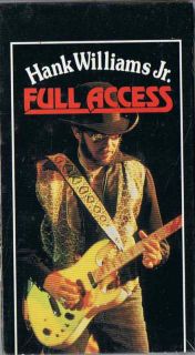 Williams Hank Jr Full Access Country Rock New 80min VHS