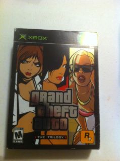 Grand Theft Auto The Trilogy Xbox 2005 III Vice City San Andreas