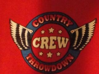 Country Throwdown Tour Local Crew T Shirt Eli Young MG