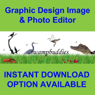 Graphic Design Photo Editor JPEG PSD BMP Digital Image Edit PC & MAC