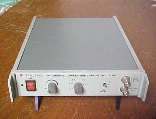 TRILITHIC IN CHANNEL SWEEP GENERATOR NCC 1701 POWERS UP AS IS NO CORD