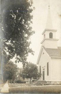 IL Hebron Methodist Church RPPC mailed 1906 R2391