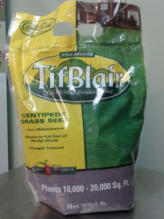 Centipede Grass Seed Tifblair CERTIFIED 5 Lbs. 20,000 Sqft  TESTED