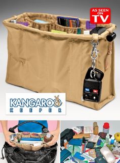 Kangaroo Keeper Purse Bag Organizer Choice Size Color Small or Large