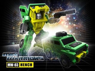 MW 03 Mini Warriors 03 Hench G1 Transformers Igear Brawn