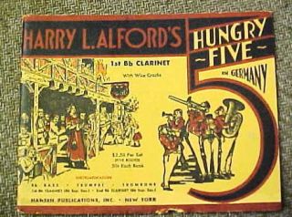 Harry L Alfords Hungry Five Trumpet Brass Instrumentation Music Book