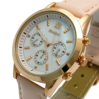 Henley Ladies Designer Watch Mother of Pearl Face Rose Gold Finish 353