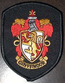 Harry Potter Gryffindor Shield Robe Logo 4 Embroidered Patch Hppa 02