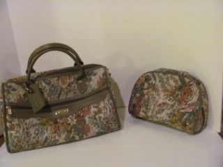Jaguar Tapestry Duffel Bag Carry on Luggage Cosmetic Case