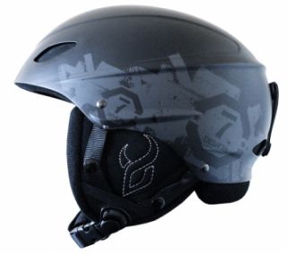 Demon Phantom Seven Ski Snowboard Helmet with Audio Black