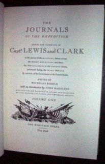 Lewis Clark Expedition Journals US West Exploration