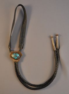  of hopi artist harold hunter this bolo is in great vintage condition
