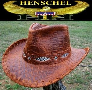USA Made Henschel Hats Australian Leather Cowboy Hat
