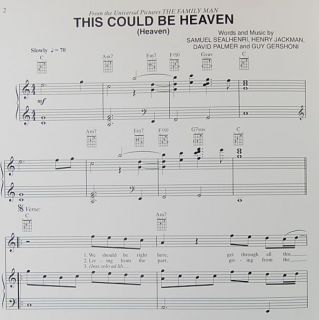 This Could Be Heaven The Family Man Seal Sheet Music