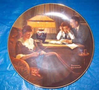 Norman Rockwell Fathers Hepler Collector Plate