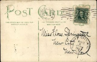 Haverstraw NY Gipsy Gipsies Camping on Short Clove c1910 Postcard