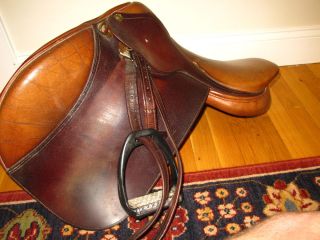 16 HDR Henri de Rivel English Saddle Saddle Used Worn