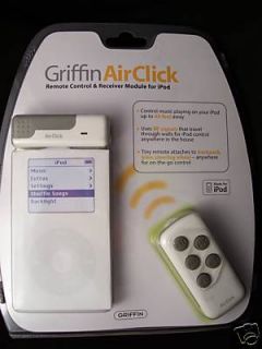 Griffin Airclick Remote iPod Photo 3rd 4th Old Gen