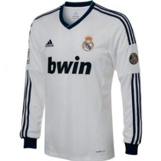   Adidas Real Madrid Home Jersey Long Sleeve 2012 13: Clothing