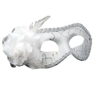 HM Party Feather Eye Mask Match Masquerade Venetian Fancy