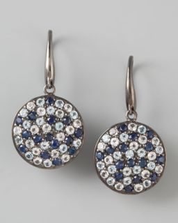 MCL by Matthew Campbell Laurenza Pave Sapphire Drop Earrings, Ice